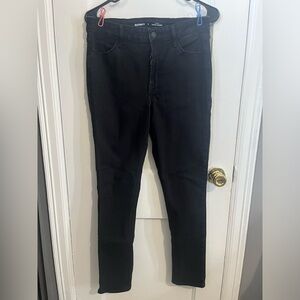 Old Navy: High Rise- Super Skinny- Black Wash Jeans- Size 8